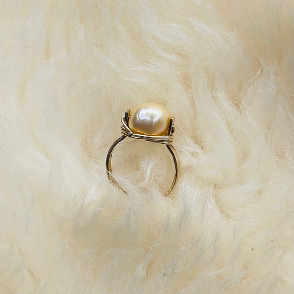 Ring ‘wild pearl’